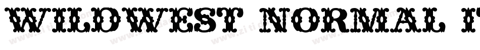 WildWest-Normal Italic字体转换